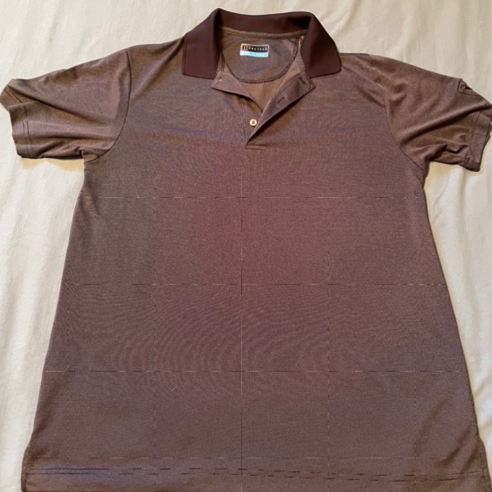 PGA Men's Golf Shirt Grey Medium